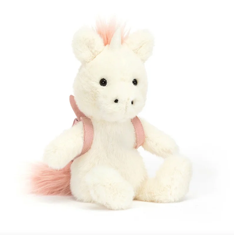 Huggable and charming Jellycat beloved by all ages.Backpack Unicorn