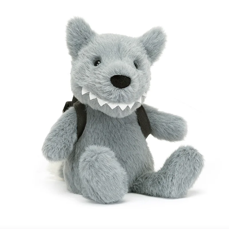 Soft and cozy Jellycat high-quality craftsmanshipBackpack Wolf