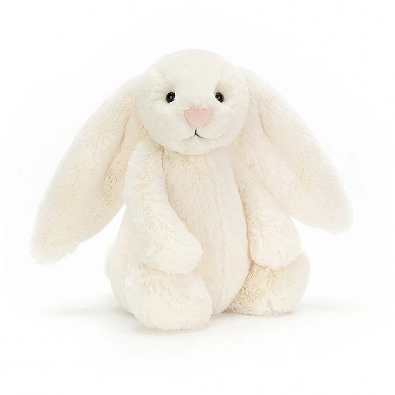 Cozy and gentle Jellycat attention to detailJellycat Bashful Cream Bunny - Huge