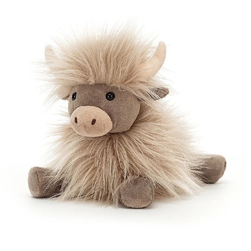 Cuddly and snuggly Jellycat snuggle partnersJellycat Gamboldown Cow - Medium