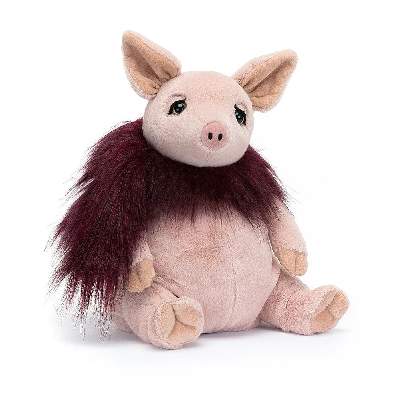 Cozy and gentle Jellycat attention to detailJellycat Glamorama Pig
