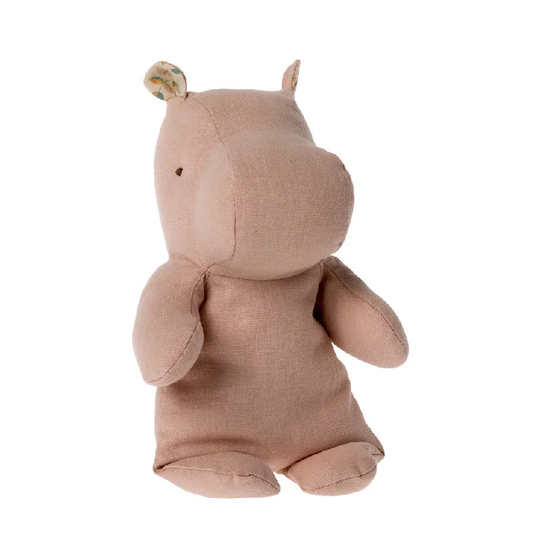 Adorable and tiny stuffed crittersMaileg Safari Friends, Small Hippo - Soft Rose