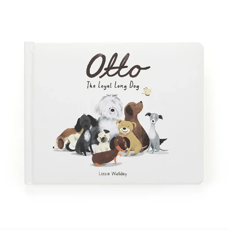 Soft and charming Jellycat designsOtto The Loyal Long Dog Book