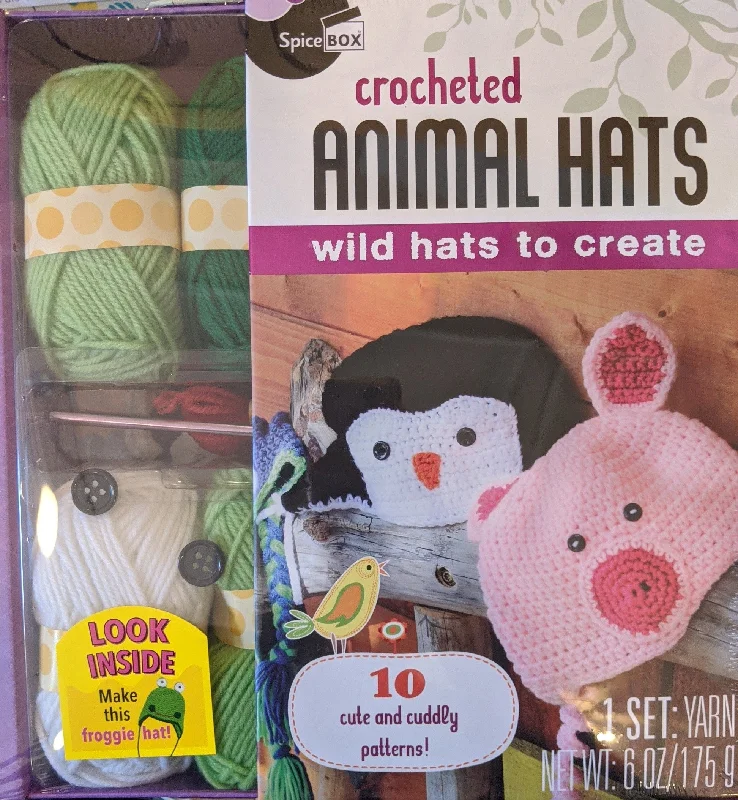 Thought-provoking children's literature Thought-provoking children's literature Crocheted Animal Hats