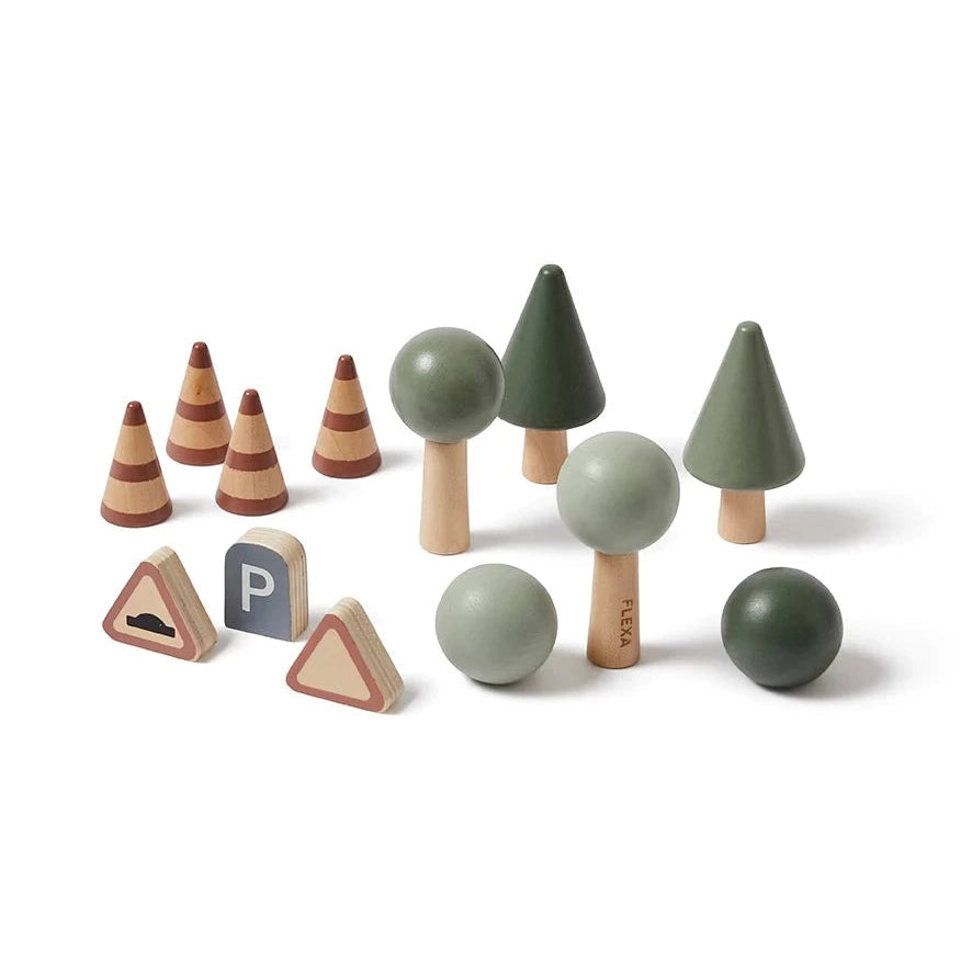 eco-friendly wooden toys made from sustainable materials                   Accessories for Car Tracks