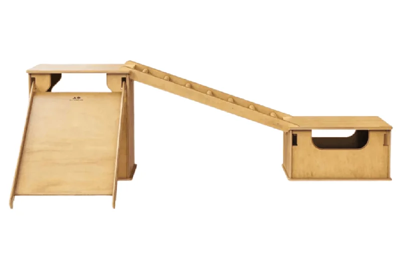 eco-friendly and sustainably made wooden toys                   PlayBox All Set Climber