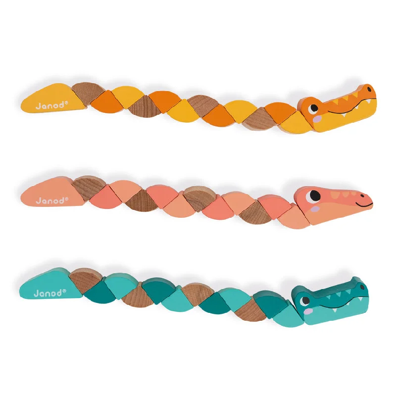 imaginative wooden toys                  Articulated Animals VARIOUS COLOURS