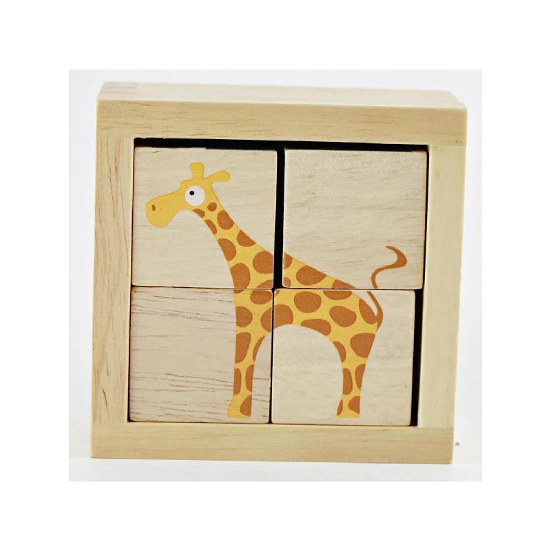 age-appropriate wooden toys                   BeginAgain Buddyblocks Safari