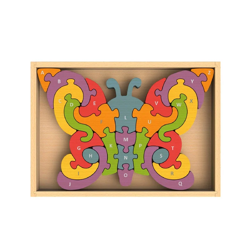 enchanting wooden toys that create lasting memories BeginAgain Butterfly A To Z Puzzle enchanting wooden toys that create lasting memories BeginAgain Butterfly A To Z Puzzle