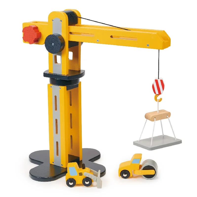 sustainable wooden toys                   Big Yellow Crane
