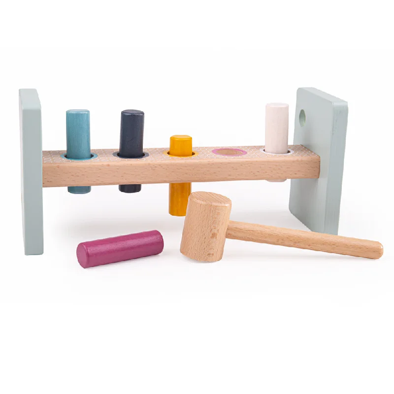 detailed wooden toys                 Bigjigs Toys Wooden Hammer Bench