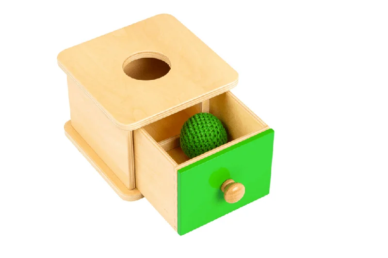 thoughtfully designed wooden toys              Box with Knitted Ball