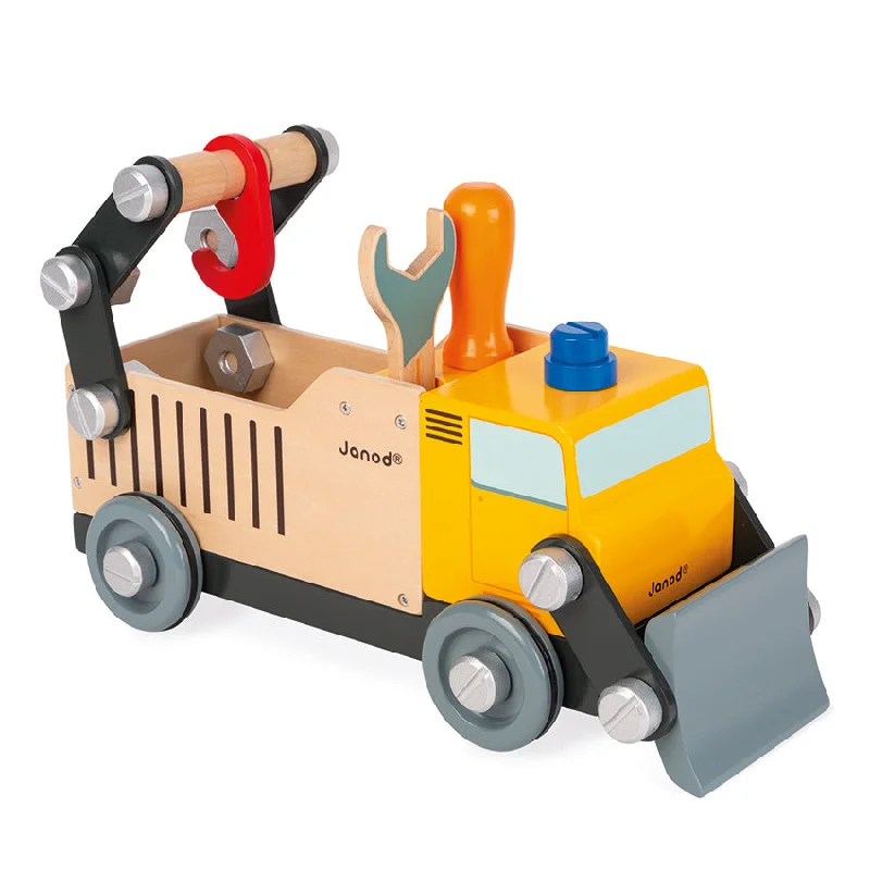 enchanting wooden toys for children                   BricoKids DIY Construction Truck