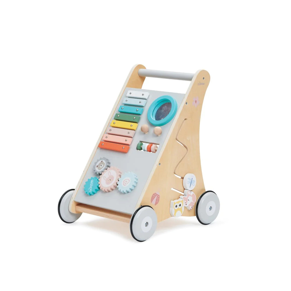sturdy and safe wooden toys                 Wooden Activity Play Walker