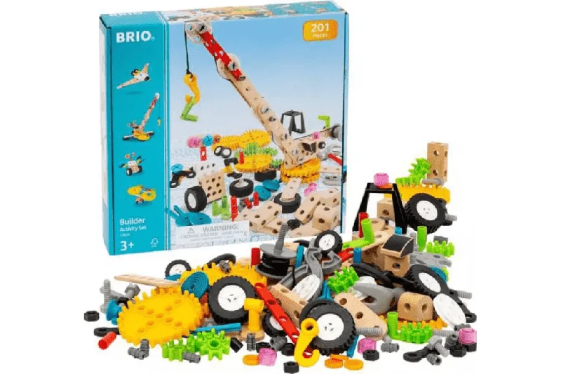 skillfully crafted wooden toys                   Builder Activity Set