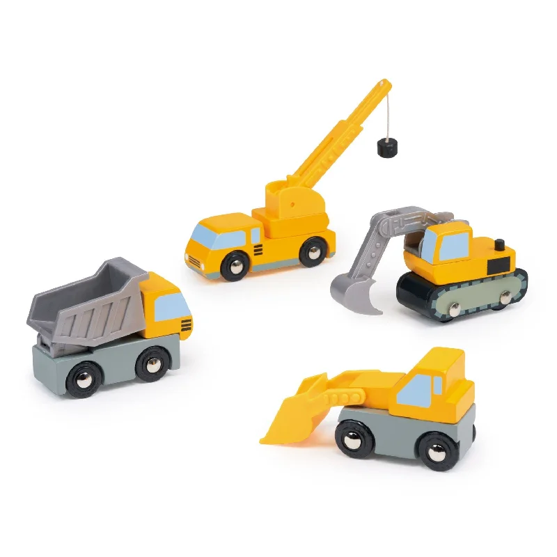 eco-conscious and sustainable wooden toys for children                   Building Vehicles