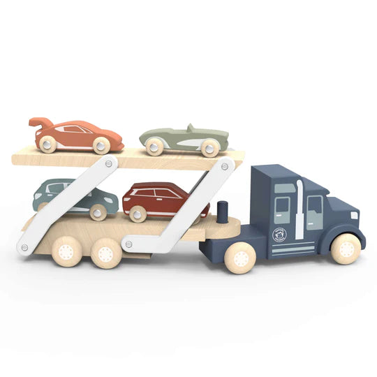 sturdy and reliable wooden toys that provide hours of fun                   Car Transporter
