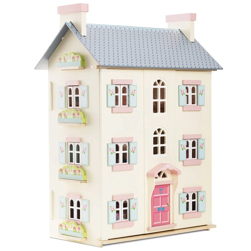 skillfully crafted wooden toys                   Daisylane Cherry Tree Hall Doll House