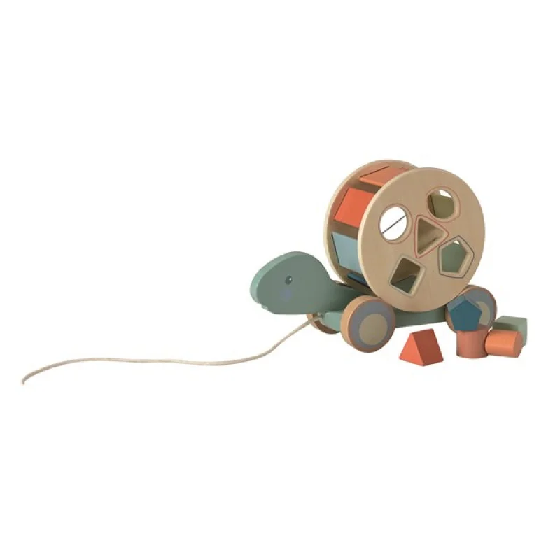 sturdy wooden toys                  Egmont Toys Pull-Along Turtle