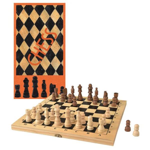 sustainable wooden toys                   Egmont Wooden Chess Game