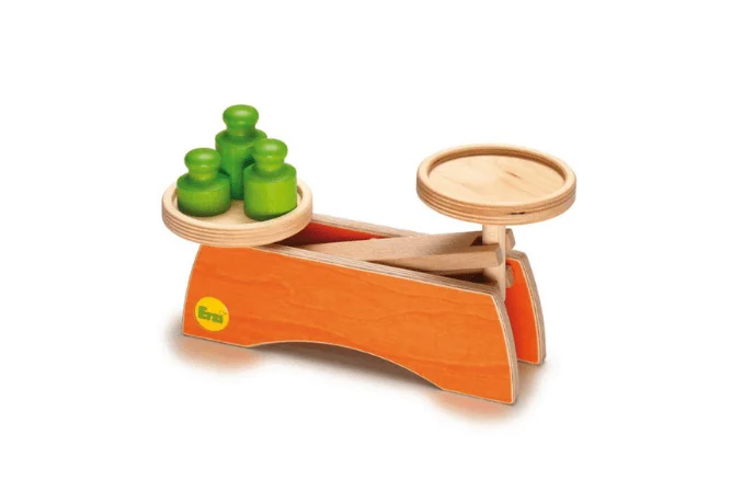 safe and child-appropriate wooden toys for different stages of development Erzi Wooden Scale safe and child-appropriate wooden toys for different stages of development Erzi Wooden Scale