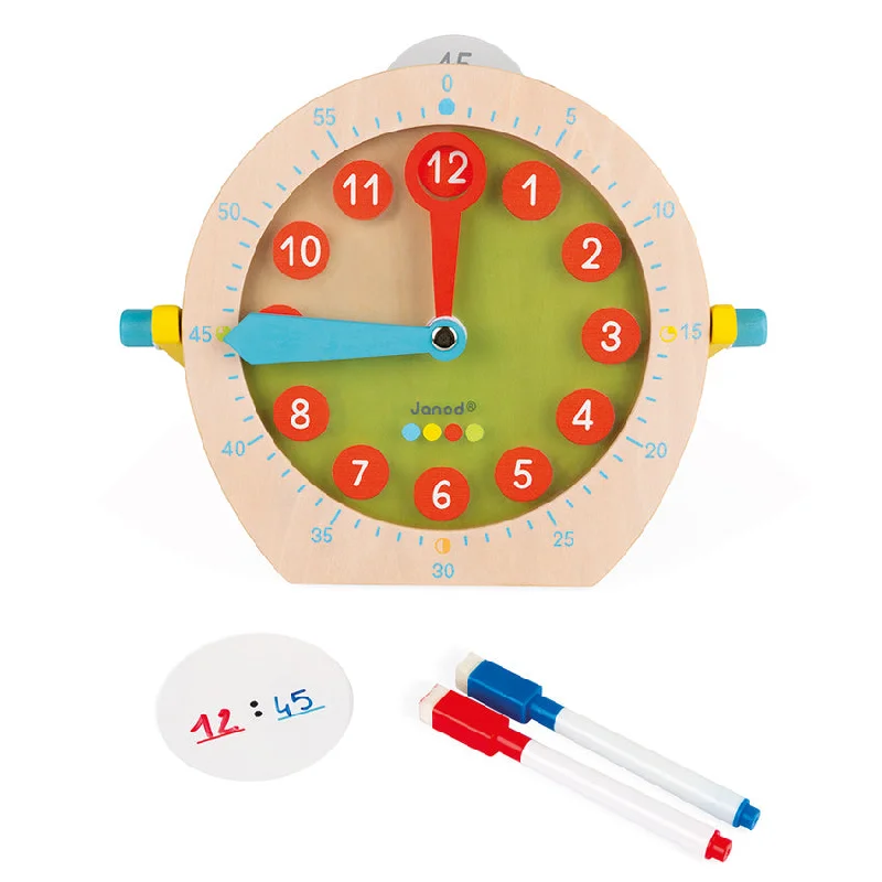 intricately designed wooden toys                 Essentials Learn Time