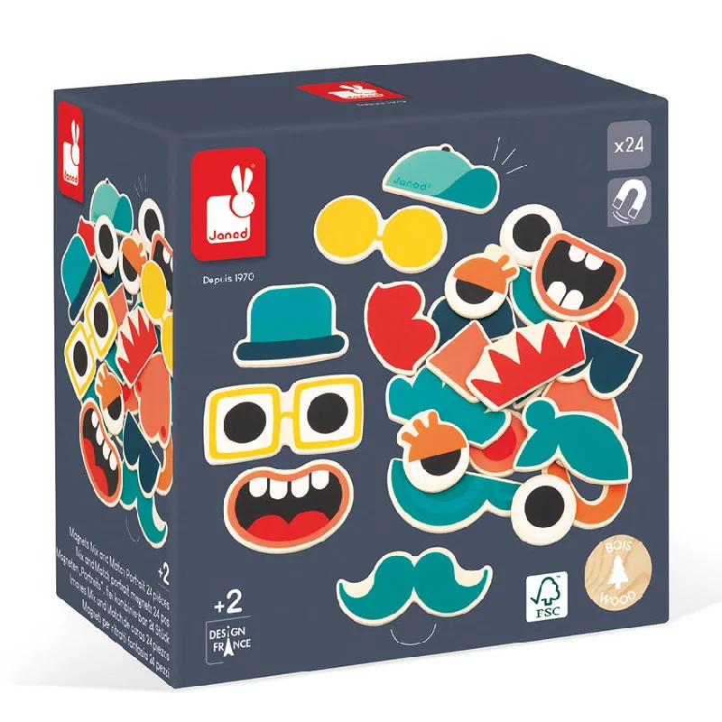 durable wooden toys                  Face Magnets