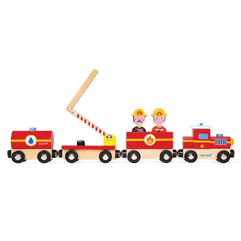 detailed wooden toys                 Firefighters Train