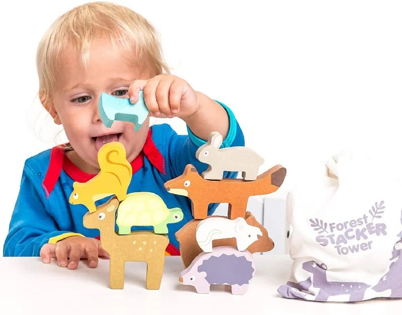 historically accurate and educational wooden toys that teach about cultures Le Toy Van - Wooden Petilou Forest Stacker Puzzle & Bag historically accurate and educational wooden toys that teach about cultures Le Toy Van - Wooden Petilou Forest Stacker Puzzle & Bag