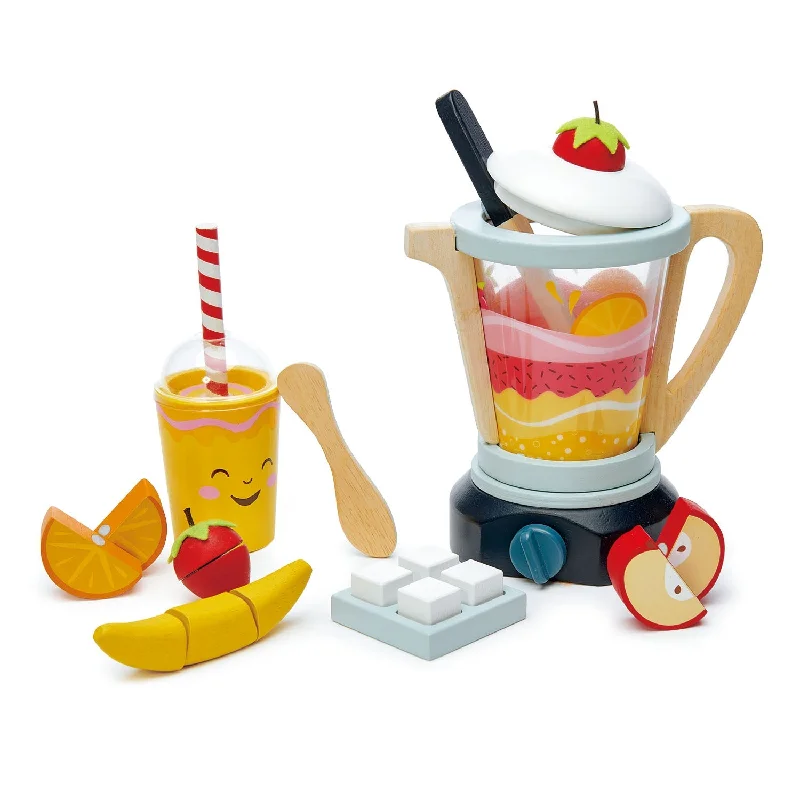 naturally finished and non-toxic wooden toys                   Tender Leaf Toys Fruity Blender
