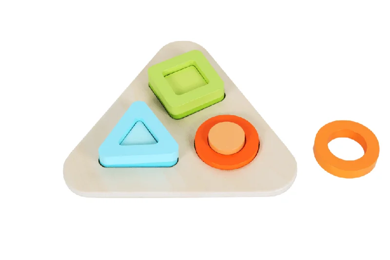 enchanting wooden toys for children                   Geo Shapes Puzzle