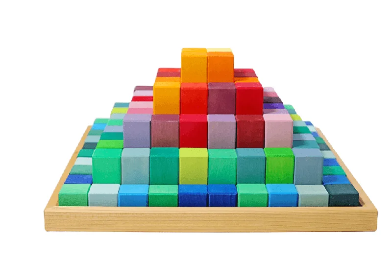 age-appropriate wooden toys                   Grimm's Large Stepped Pyramid