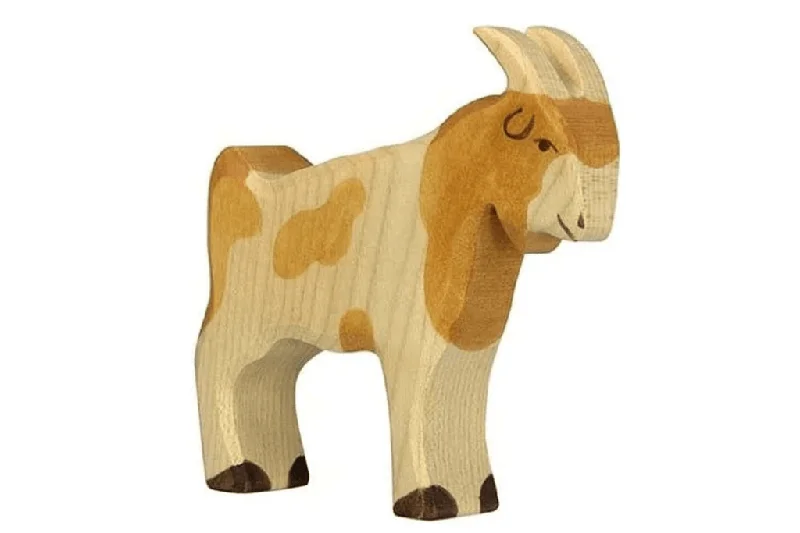 eco-conscious wooden toys that promote sustainability                   Holztiger Billy Goat