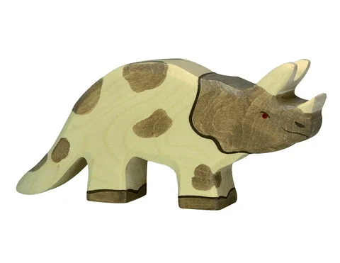 timeless wooden toys                   Holztiger Triceratops