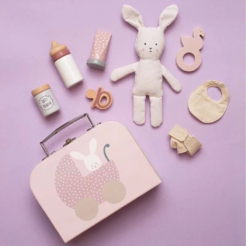 play-value packed wooden toys                   Jabadabado Baby Bunny Bag