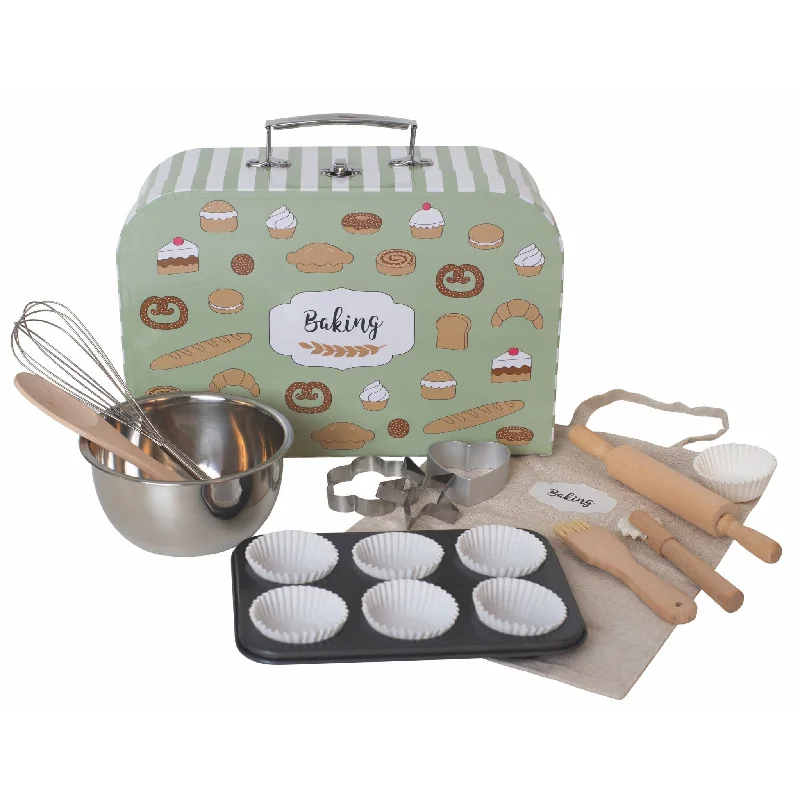 skillfully crafted wooden toys                   Jabadabado Bakery Set
