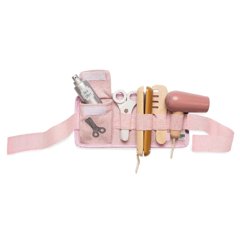 safe and appropriate wooden toys for young children                   Jabadabado Hairdresser's Belt