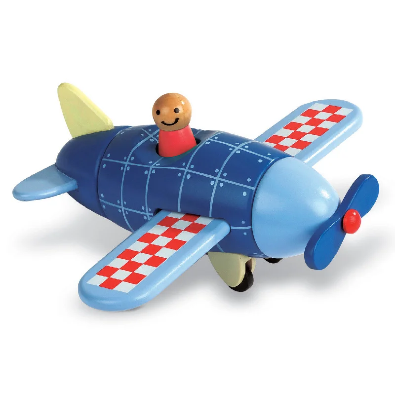 skillfully made wooden toys               Janod Airplane Magnet Kit