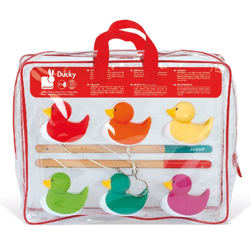 sustainably sourced wooden toys                   Janod Ducky Fishing Game