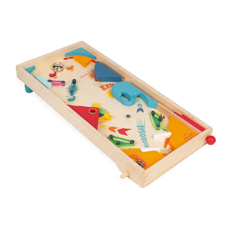classic wooden toys for kids                Janod Pinball Game