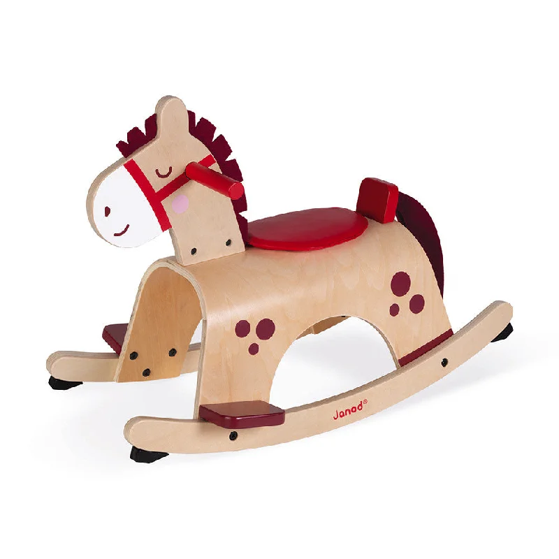 educational wooden toys                   Janod Rocking Pony