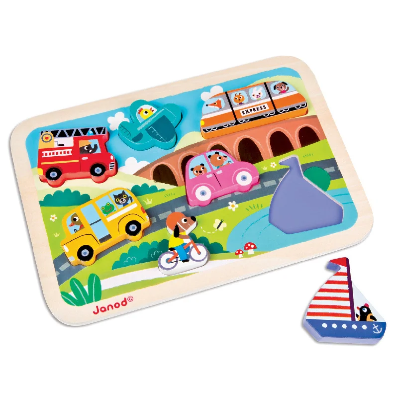 enchanting and whimsical wooden toys that captivate attention Janod Vehicles Chunky Puzzle enchanting and whimsical wooden toys that captivate attention Janod Vehicles Chunky Puzzle