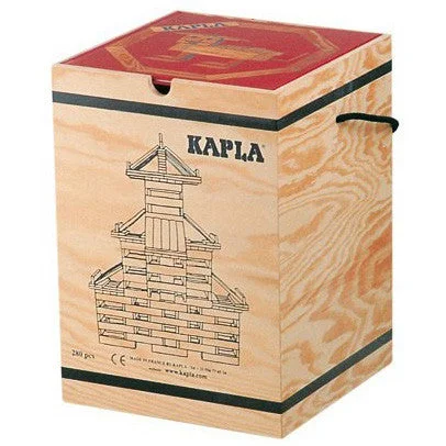 thoughtfully crafted and safe wooden toys                   Kapla 280 Wooden Block and Art Book Set