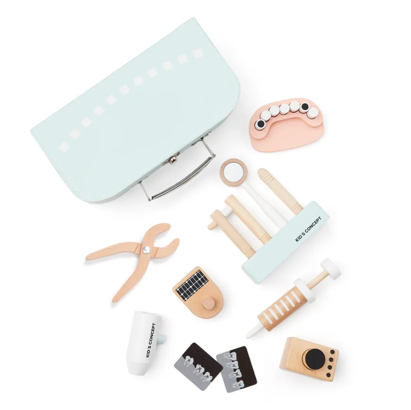 beautiful and detailed wooden toys that inspire creativity                   Kids Concept Dentist Set
