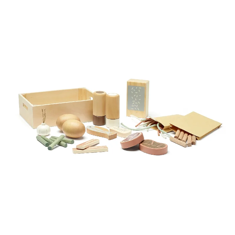 timeless classic wooden toys                   Kids Concept Food Play Set