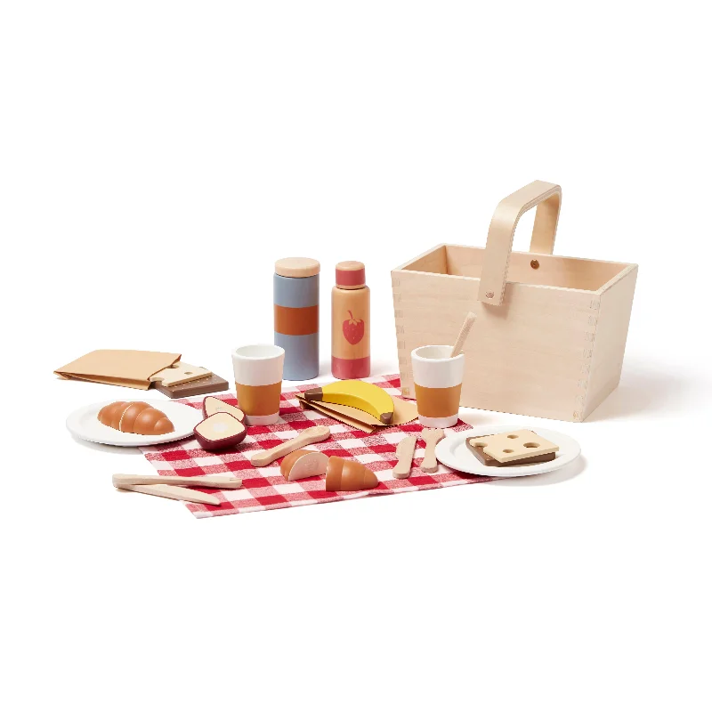 historically inspired wooden toys that teach history                   Kid's Concept Picnic Set Kid's Hub