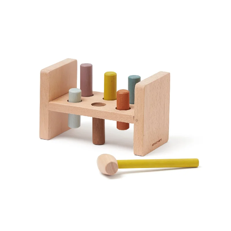 educational wooden toys                   Kids Concept Wooden Hammer Bench