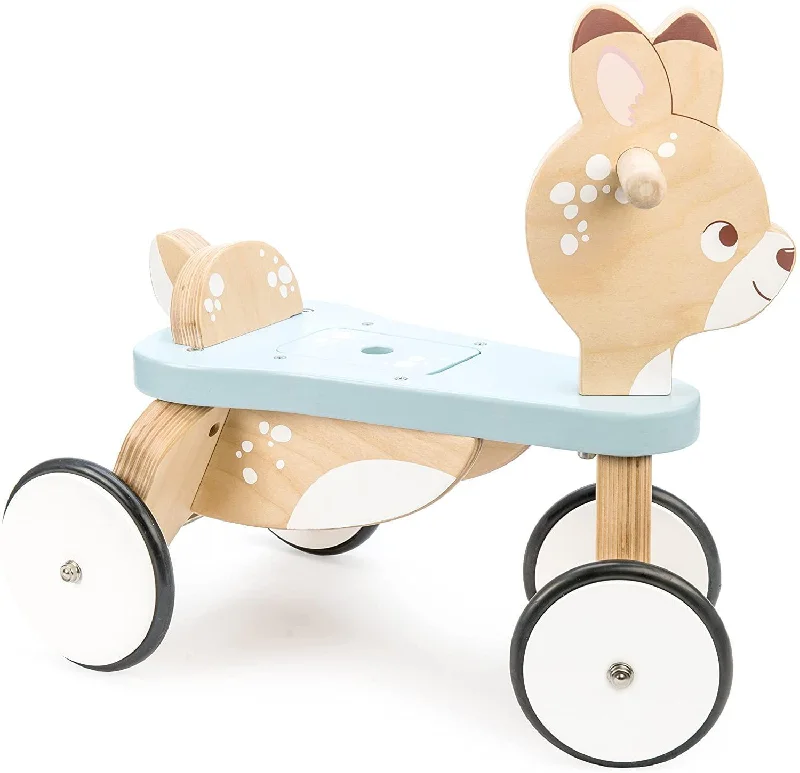 delightful wooden toys for children                   Le Toy Van - Petilou Wooden Ride On Deer Push Along