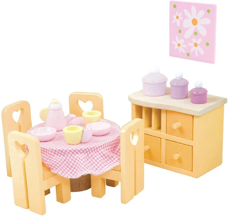 eco-friendly and sustainable wooden toys that promote environmental awareness Le Toy Van ME049 Wooden SugarPlum Dining Room eco-friendly and sustainable wooden toys that promote environmental awareness Le Toy Van ME049 Wooden SugarPlum Dining Room