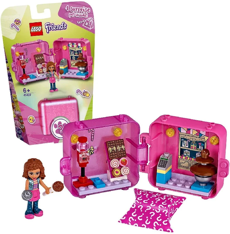 Promoting fine motor skills LEGO setsLEGO FRIENDS 41407 Olivia's Shopping Play Cube